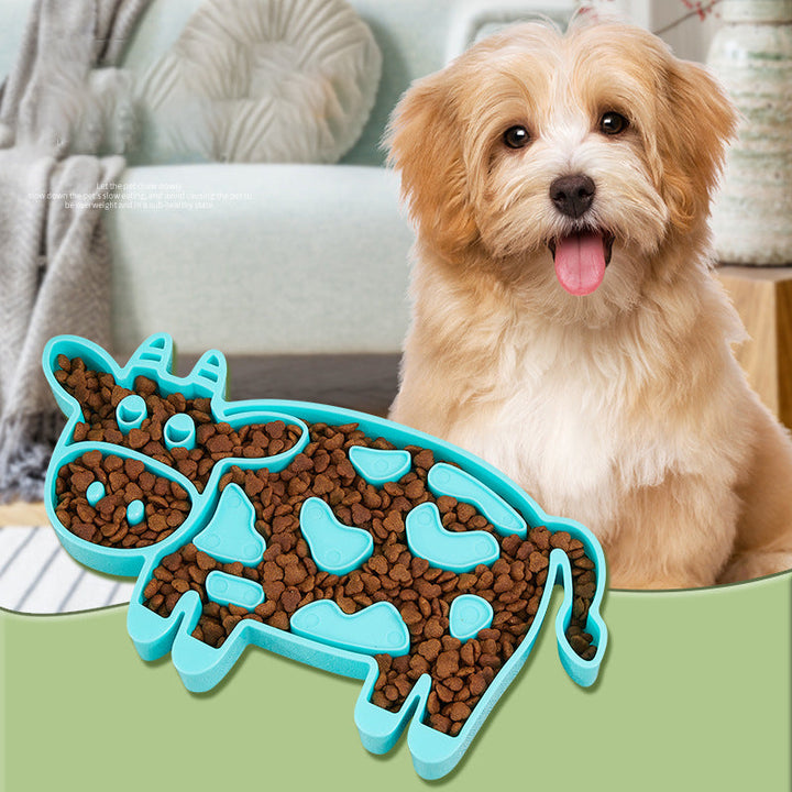 Slow Feeder Pet Bowl for Calmer, Less Messy Meals