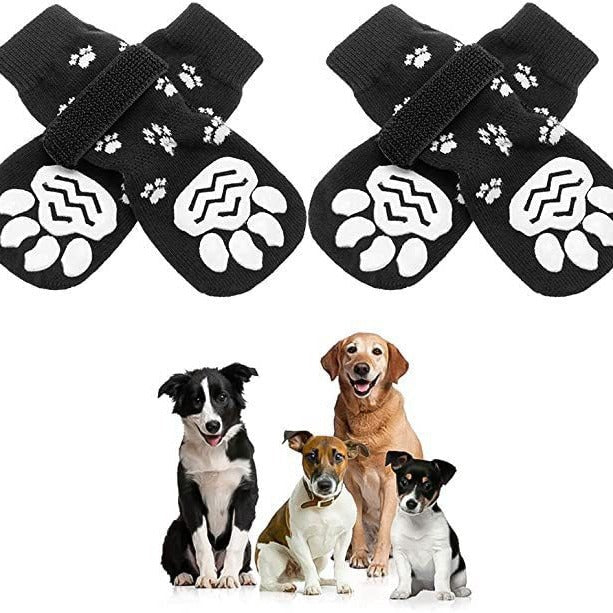 Non-Slip Pet Socks for Dogs & Cats | Indoor Paw Grip