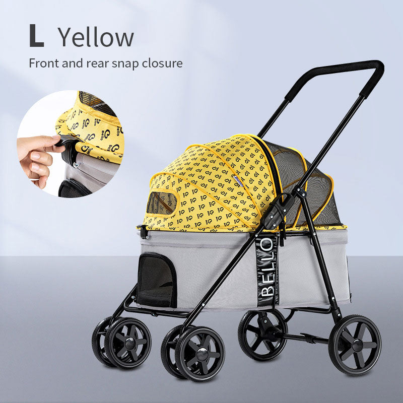 Pet Stroller for Small Dogs With Safer Outdoor Comfort