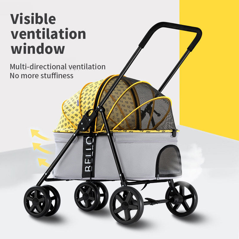 Pet Stroller for Small Dogs With Safer Outdoor Comfort