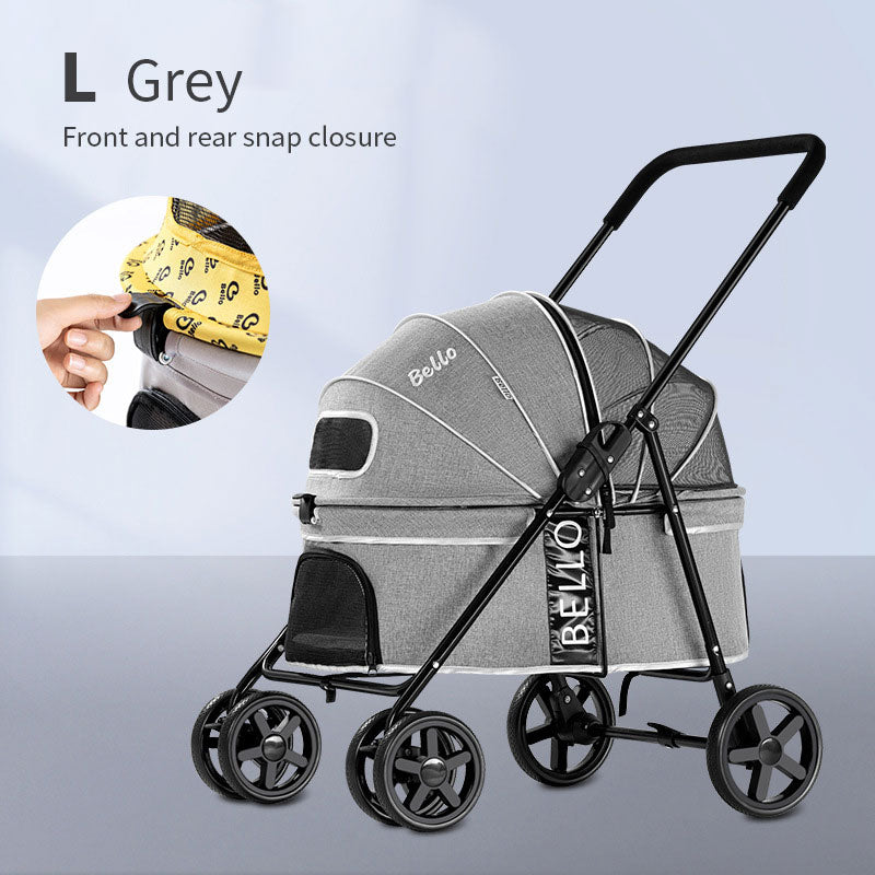 Pet Stroller for Small Dogs With Safer Outdoor Comfort