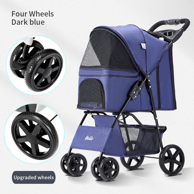 Pet Stroller for Small Dogs & Cats | Comfortable Travel