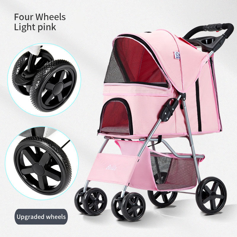 Pet Stroller for Small Dogs & Cats | Comfortable Travel