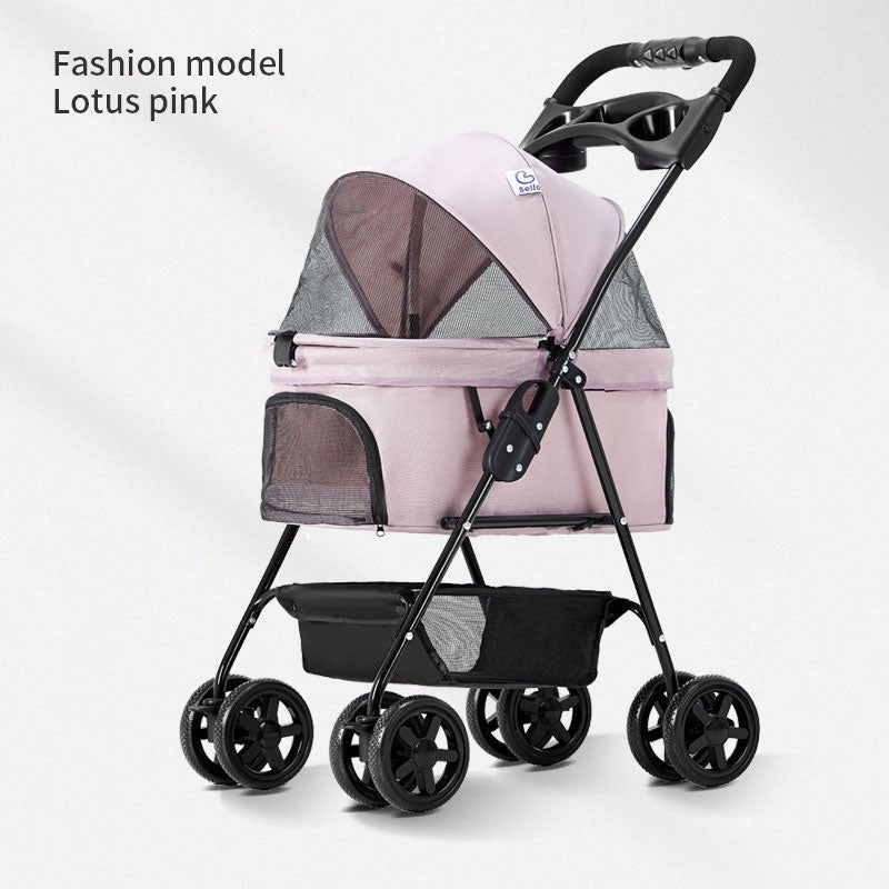 Pet Stroller for Small Dogs & Cats | Comfortable Travel