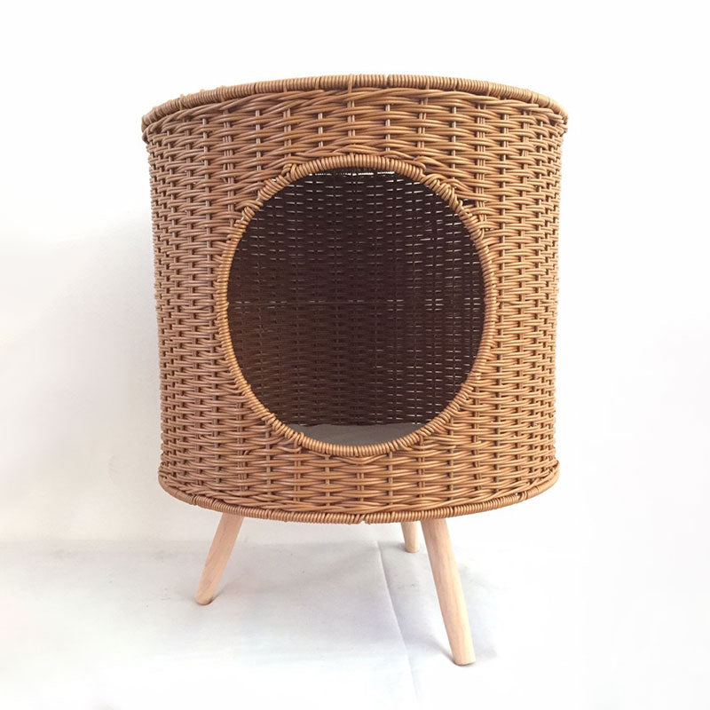 Elevated Cat Hideaway for Cozy, Stylish Indoor Rest
