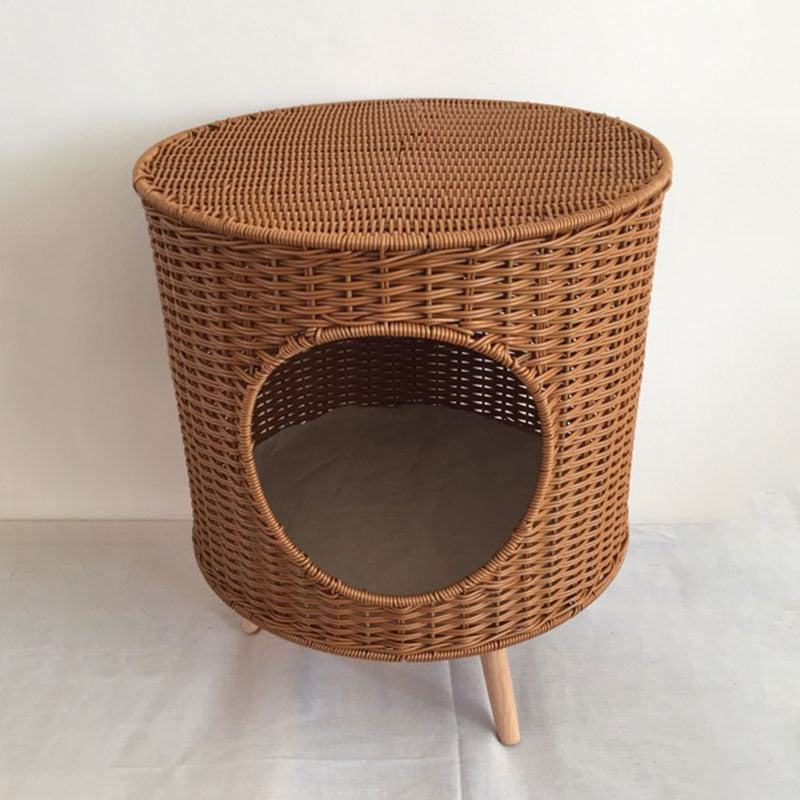 Elevated Cat Hideaway for Cozy, Stylish Indoor Rest