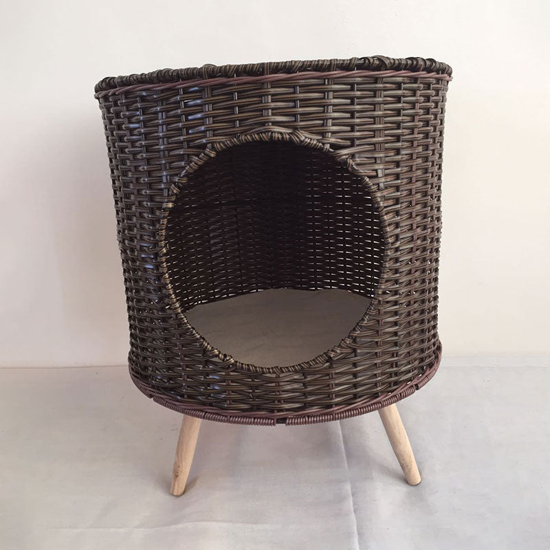 Elevated Cat Hideaway for Cozy, Stylish Indoor Rest