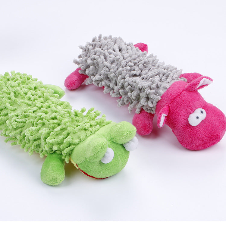 Plush Dog Chew Toys – 2-Piece Interactive Molar Set