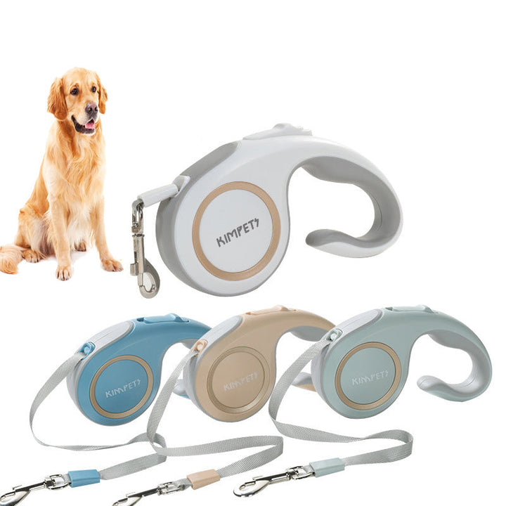 Retractable Dog Leash 3m With One-Button Length Control