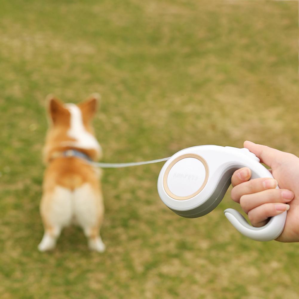 Retractable Dog Leash 3m With One-Button Length Control