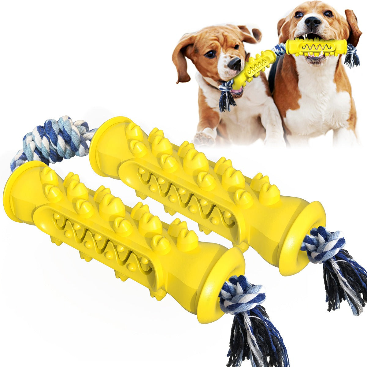 Dog Dental Chew Toy Set for Playful Daily Cleaning