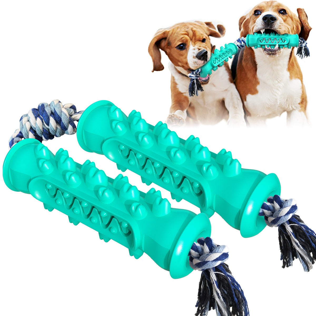 Dog Dental Chew Toy Set for Playful Daily Cleaning
