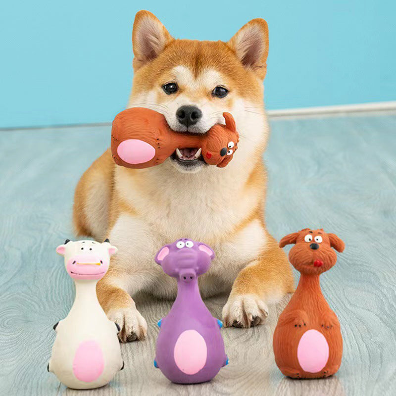Washable Latex Dog Toy for Boredom Relief and Chew Play