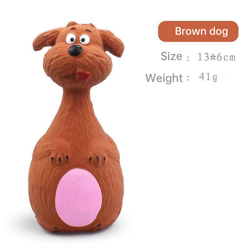 Washable Latex Dog Toy for Boredom Relief and Chew Play