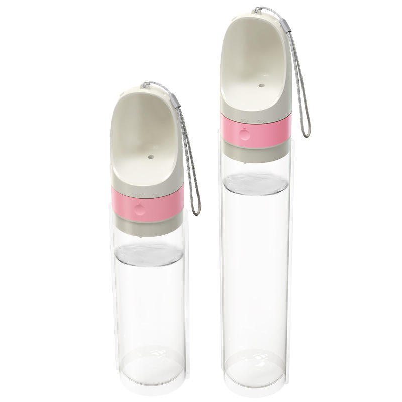 Portable Dog Water Bottle With Built-In Bowl For Walks