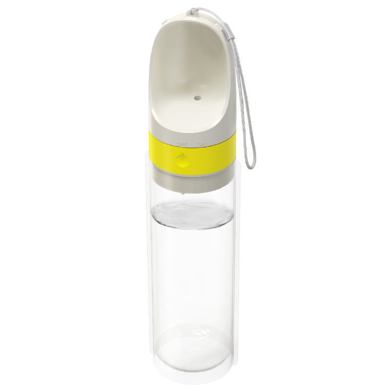 Portable Dog Water Bottle With Built-In Bowl For Walks