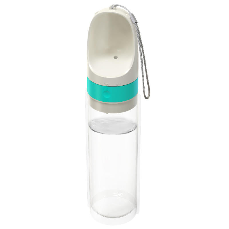 Portable Dog Water Bottle With Built-In Bowl For Walks