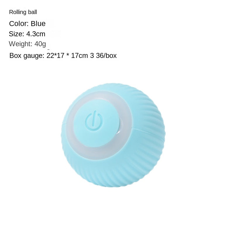 Automatic Rolling Cat Toy for Indoor Play & Enrichment