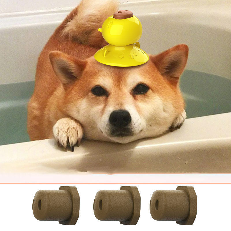 Suction Cup Dog Lick Mat Toy for Calmer Bath Time