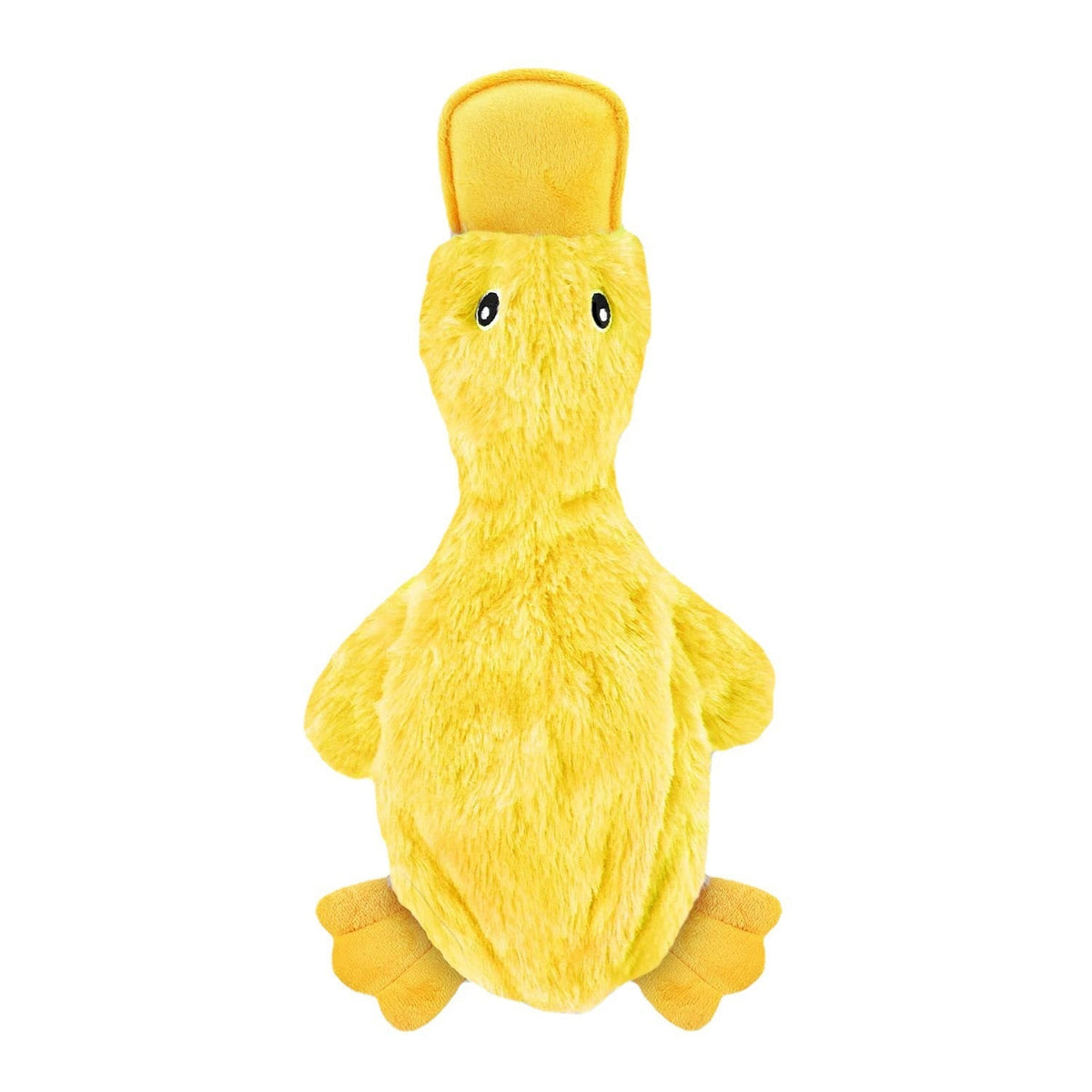Stuffing-Free Duck Dog Toy for Engaging, Less-Messy Play
