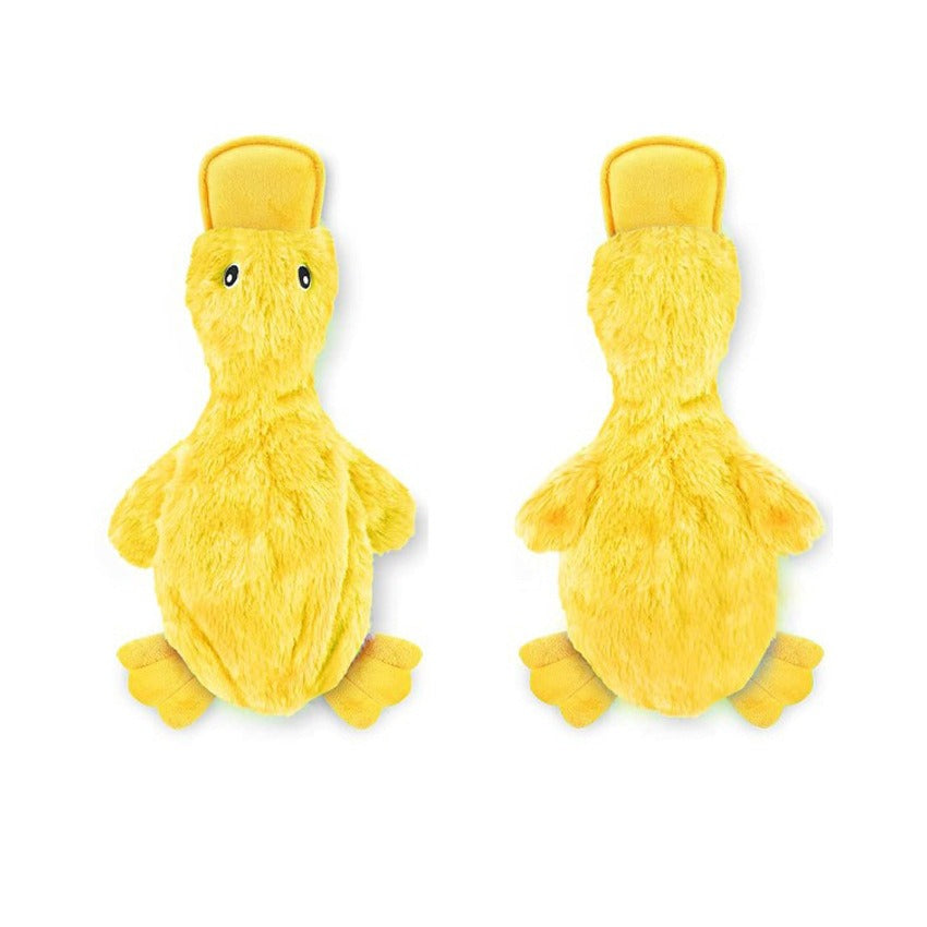 Stuffing-Free Duck Dog Toy for Engaging, Less-Messy Play