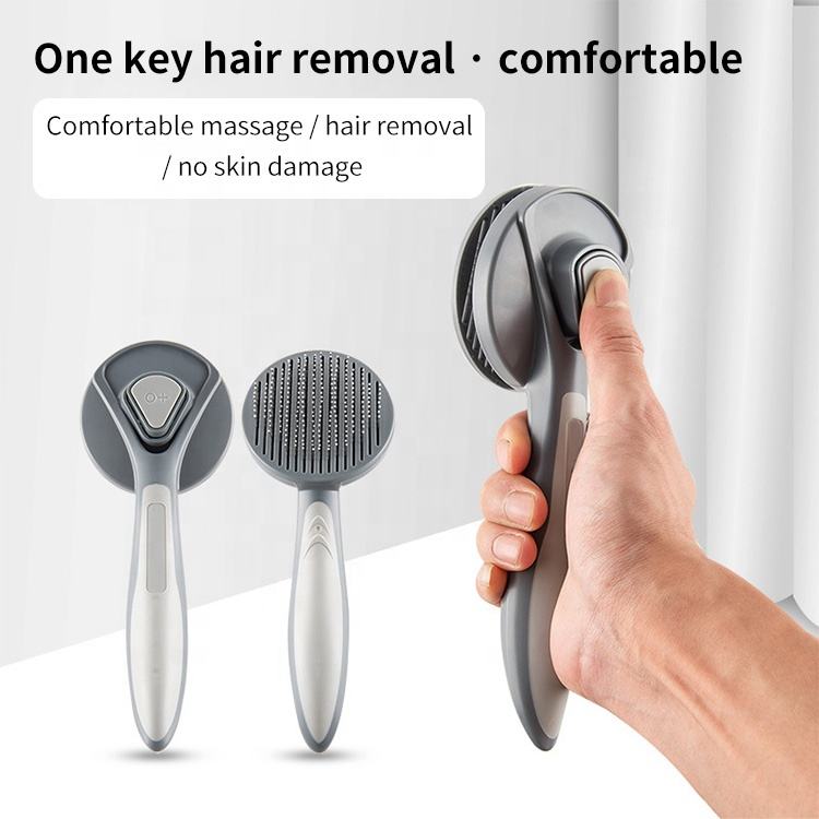 Self-Cleaning Pet Comb for Loose Hair Removal at Home