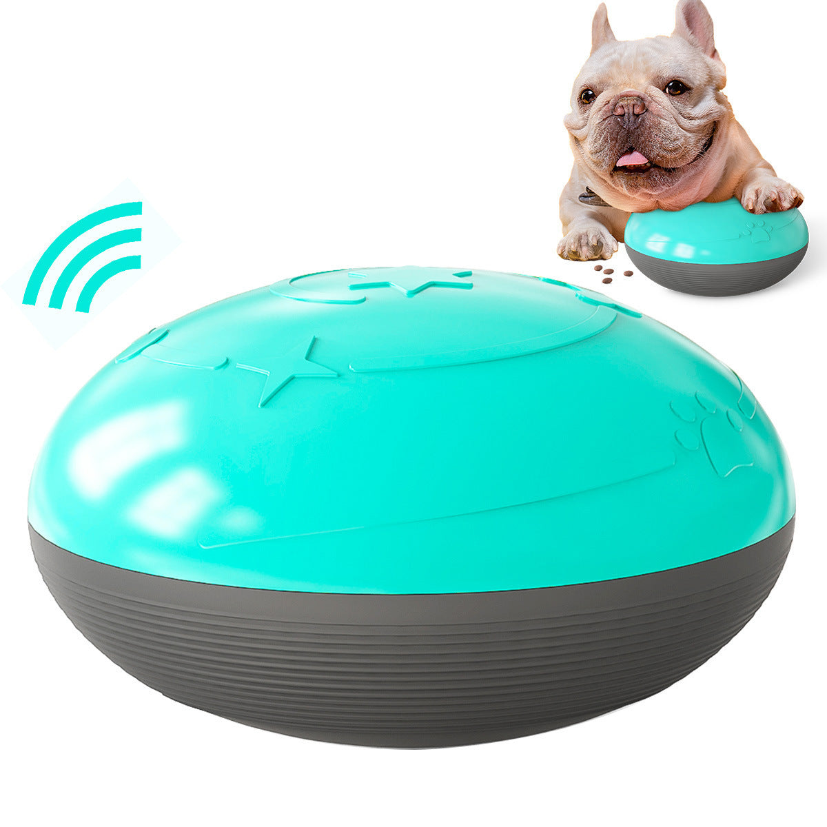 Sound Ball Dog Toy for Interactive Treat Puzzle Play