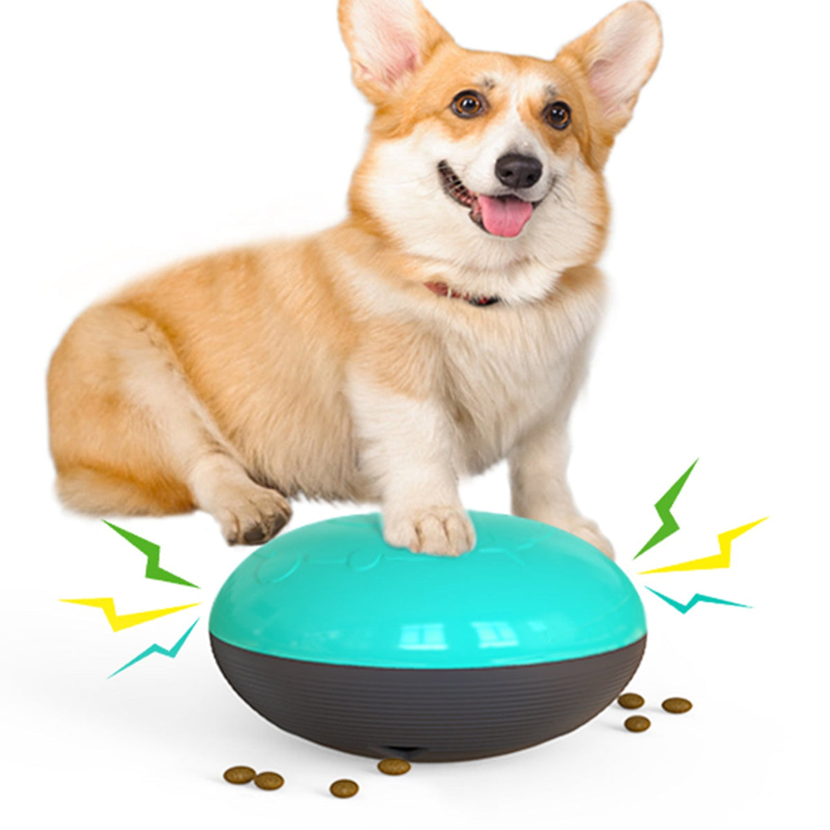 Sound Ball Dog Toy for Interactive Treat Puzzle Play