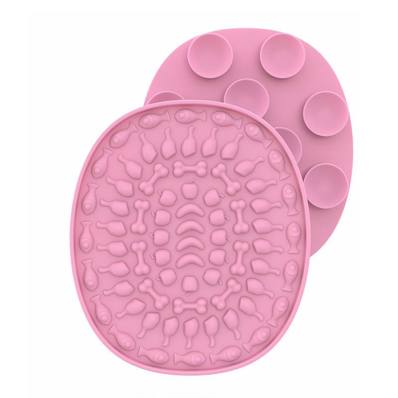 Silicone Dog Lick Mat for Calmer Baths & Slow Feeding