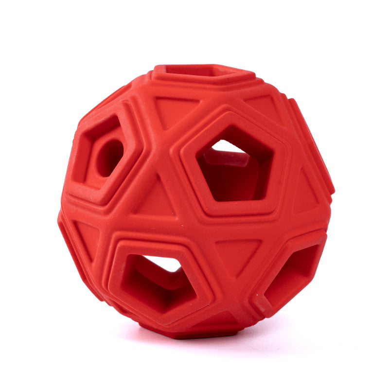 Interactive Dog Ball Toy for Chewing, Tug & Enrichment