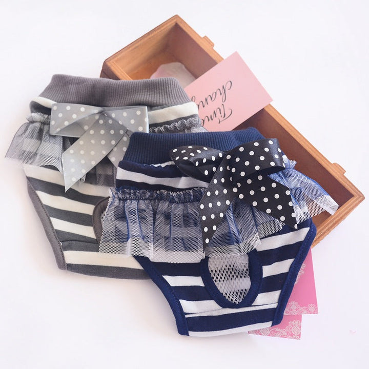 Dog Sanitary Pants for Female Dogs | 2-Piece Set
