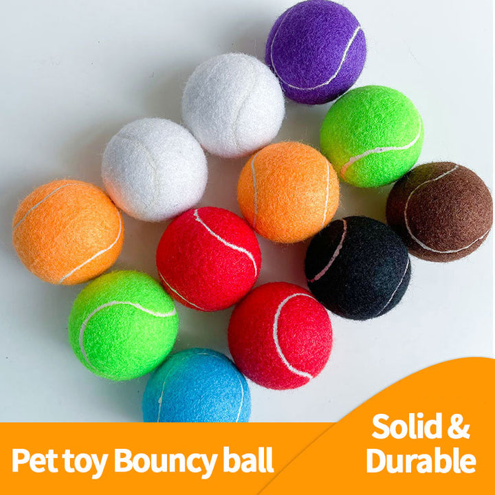 Rubber Dog Tennis Ball for Durable, Active Fetch Play