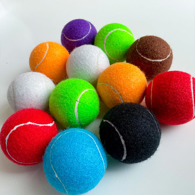 Rubber Dog Tennis Ball for Durable, Active Fetch Play