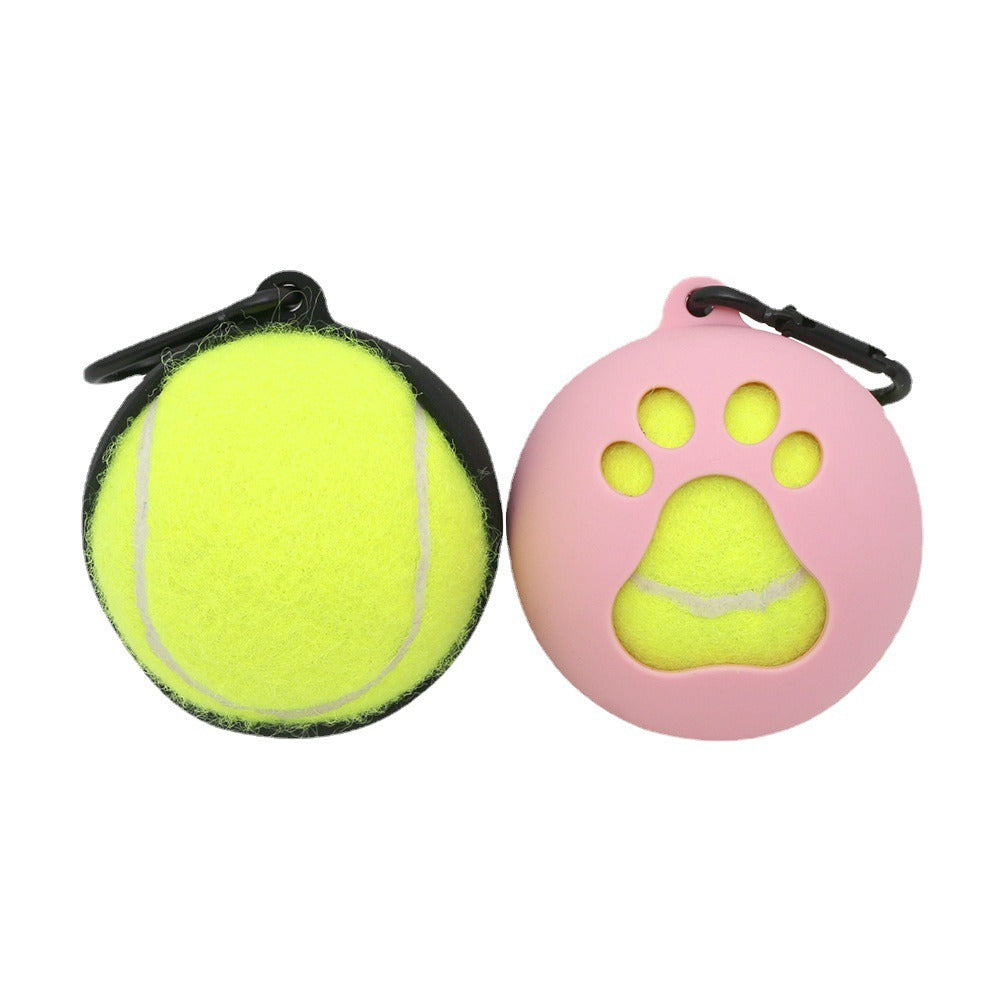 Hands-Free Dog Toy Tennis Ball for Walks & Training