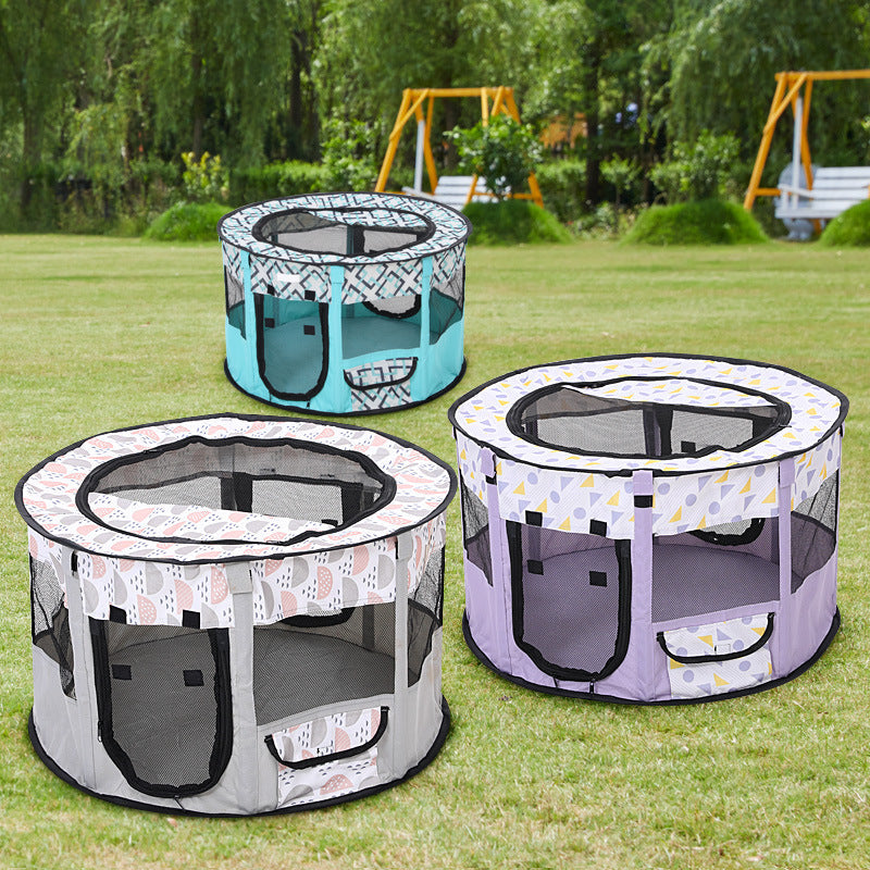 Foldable Pet Enclosure for Secure, Comfortable Travel