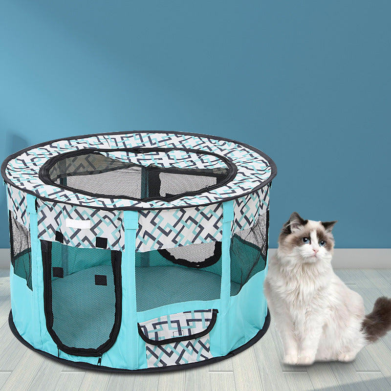 Foldable Pet Enclosure for Secure, Comfortable Travel