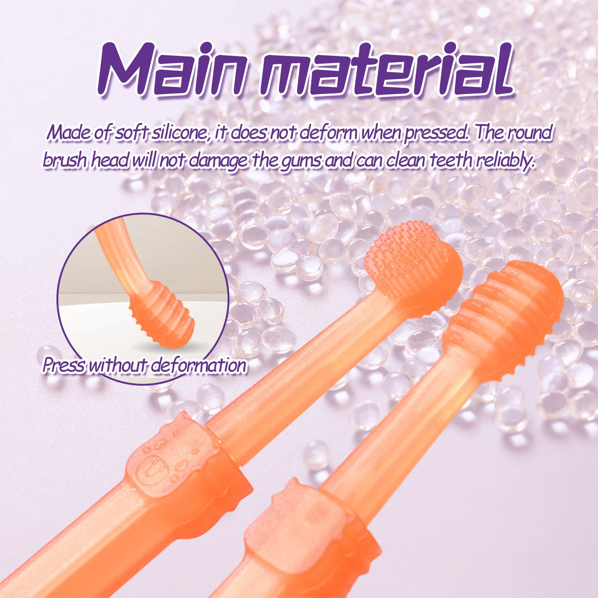 Dog Toothbrush Set for Gentle, Deep Dental Cleaning