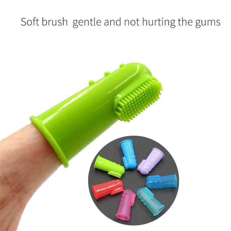 Pet Finger Toothbrush for Gentle Dog & Cat Dental Care