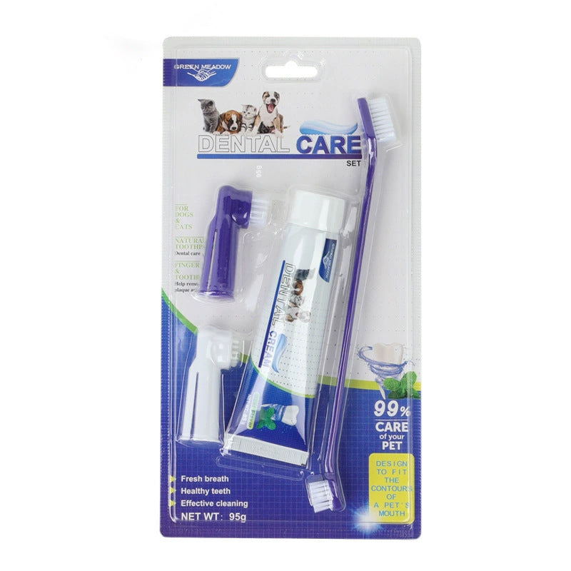 Pet Toothbrush Set for Fresh Breath and Clean Teeth
