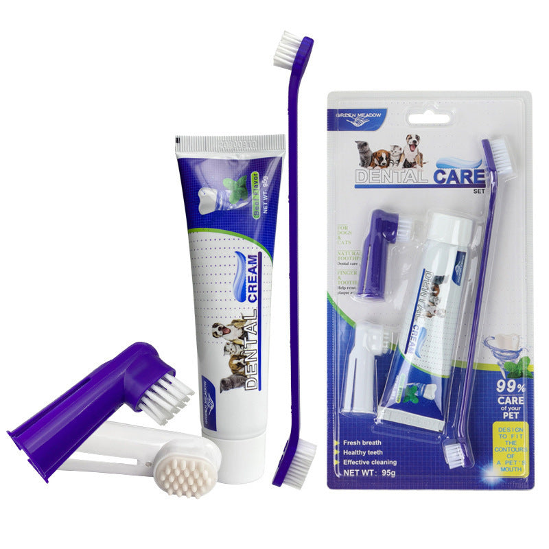 Pet Toothbrush Set for Fresh Breath and Clean Teeth