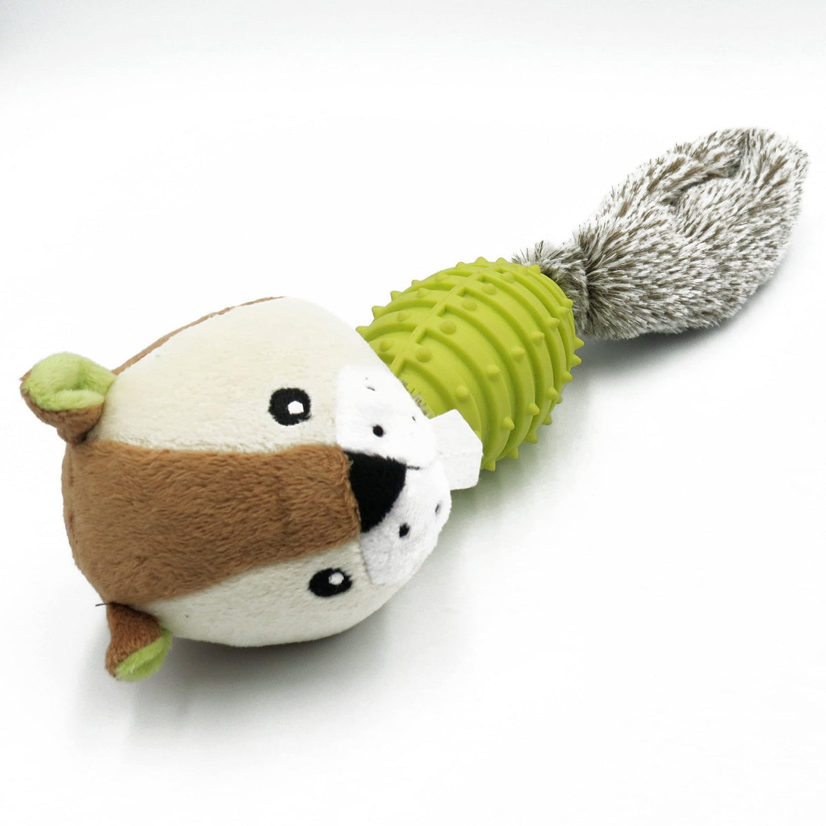 Plush Dog Chew Toy for Interactive Play & Clean Teeth