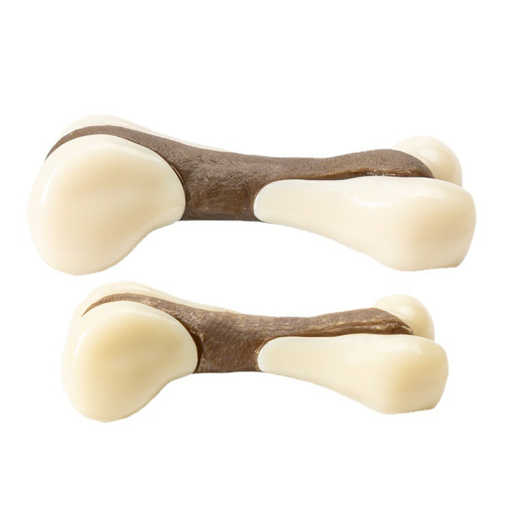 Dog Dental Chew Bone for Beef-Flavored Teeth Cleaning