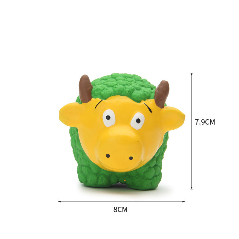Squeaky Latex Dog Toys for Interactive Indoor Play