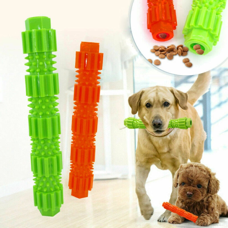 Dog Dental Chew Toy With Treat-Dispensing Enrichment