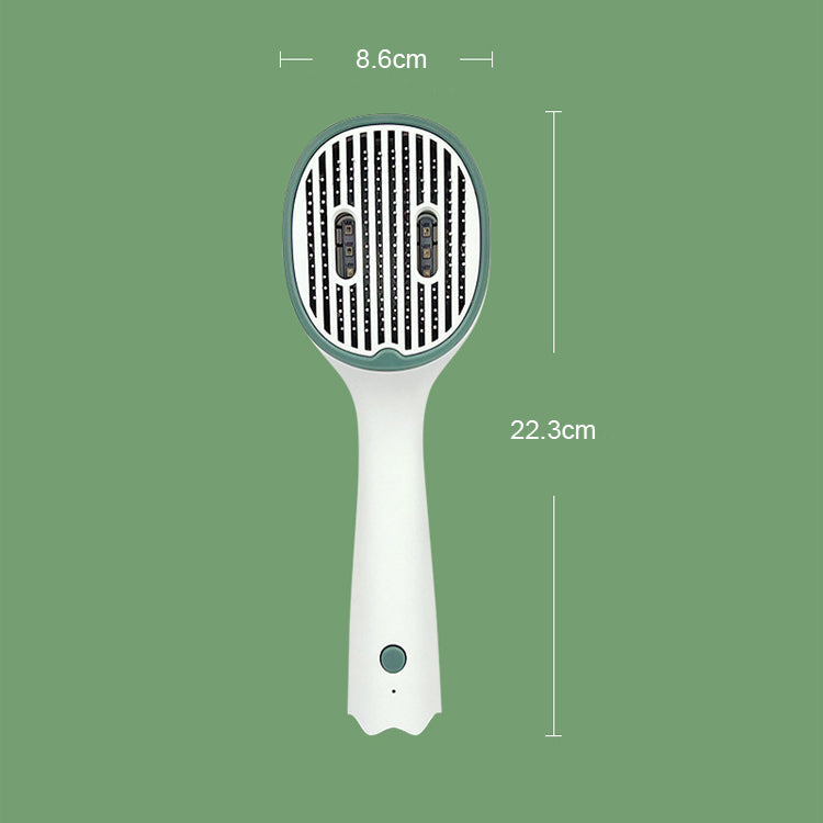 UV Sterilizing Pet Comb With One-Click Self-Cleaning