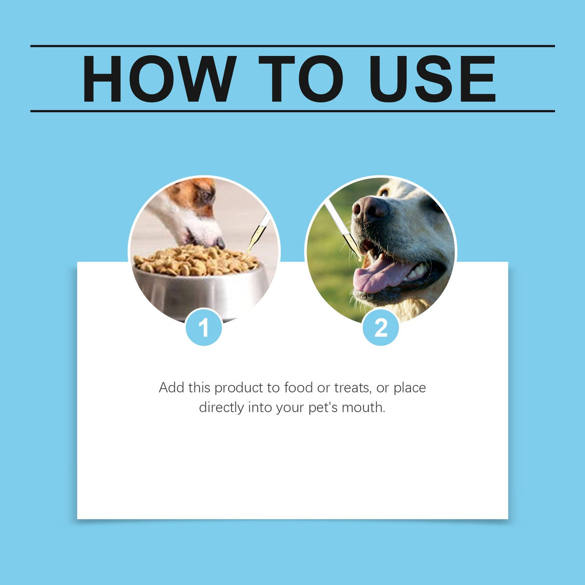 Pet Vitamin Supplement Drops for Immunity & Vitality