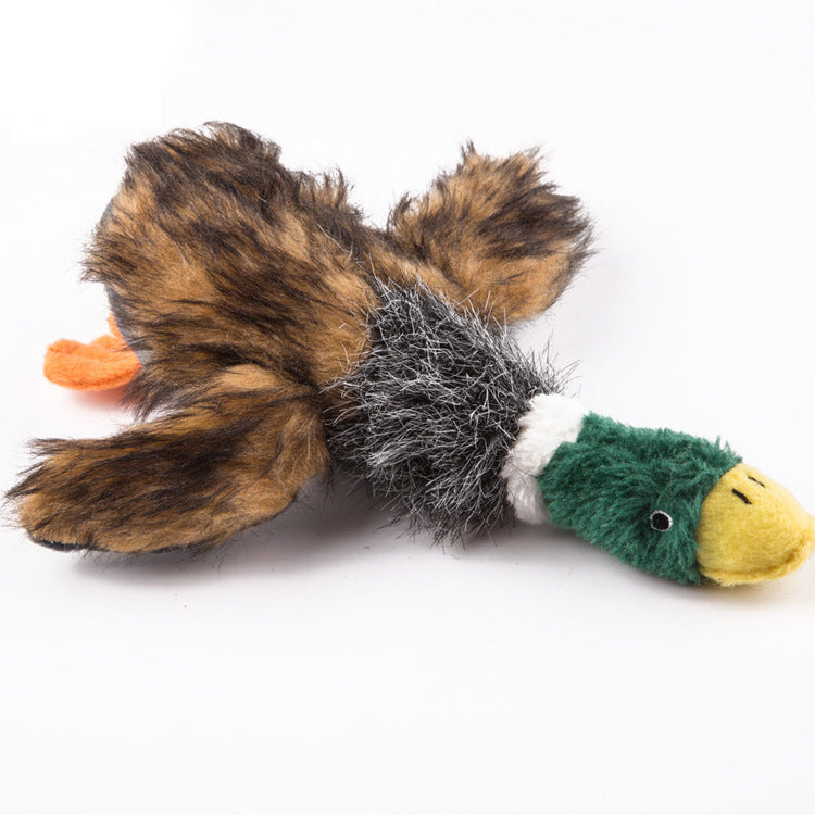 Interactive Voice-Producing Duck Toy for Cats & Dogs