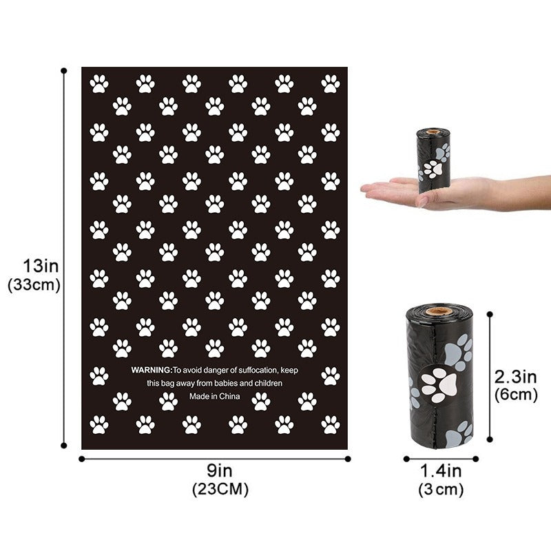 Compostable Pet Waste Bags With Portable Dog Dispenser