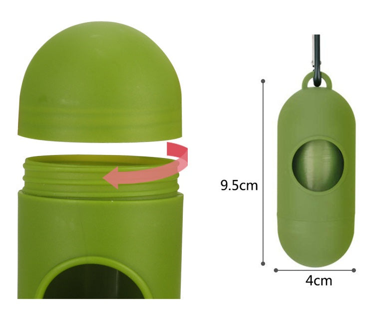 Compostable Pet Waste Bags With Portable Dog Dispenser