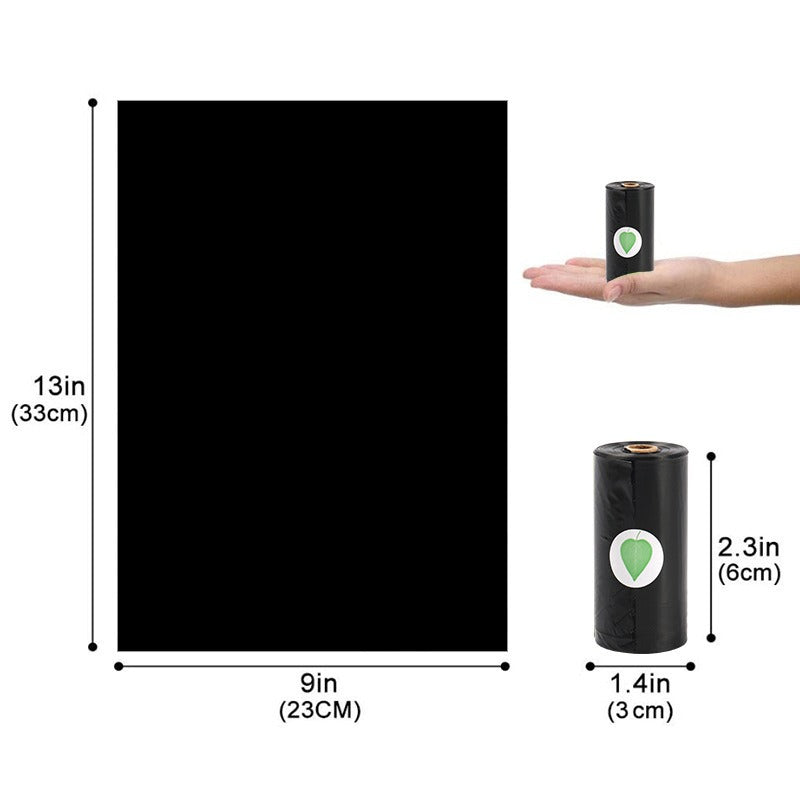 Compostable Pet Waste Bags With Portable Dog Dispenser